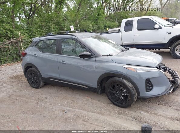 3N1CP5DV5PL477633 2023 NISSAN KICKS Gray Rear interior view