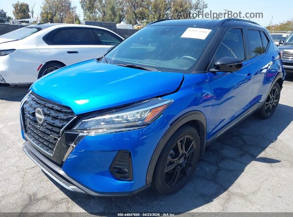 3N1CP5DV5PL552105 2023 NISSAN KICKS Blue 