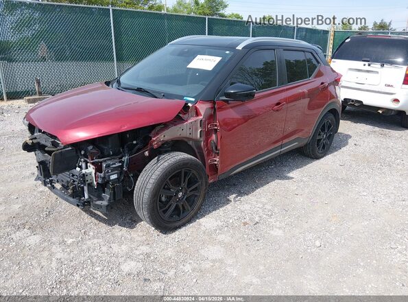 3N1CP5DV7LL545750 2020 NISSAN KICKS Maroon Przód lewy