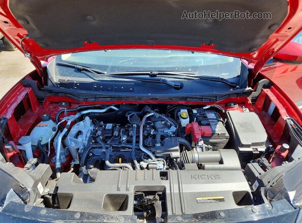 3N8AP6CB9SL406708 2025 NISSAN KICKS Red Widok komory silnika