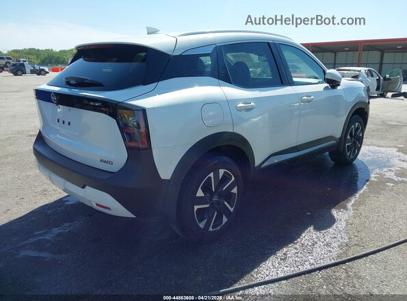 3N8AP6CBXSL430614 2025 NISSAN KICKS Белый Задняя правая четверть