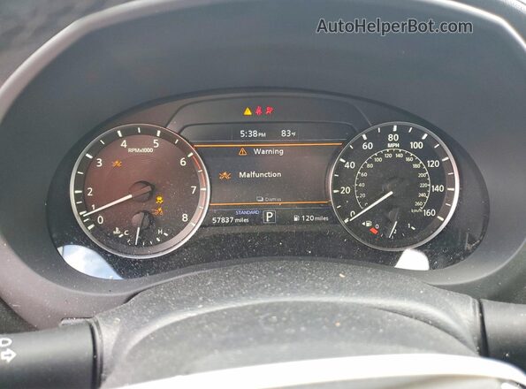 3PCAJ5AA0MF101097 2021 INFINITI QX50 Gray Vista del cuadro de instrumentos