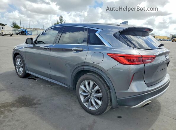 3PCAJ5AA0MF101097 2021 INFINITI QX50 Gray Trasero izquierdo