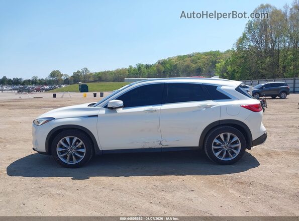 3PCAJ5BA0MF105519 2021 INFINITI QX50 White Սալոնի 360 աստիճան տեսք
