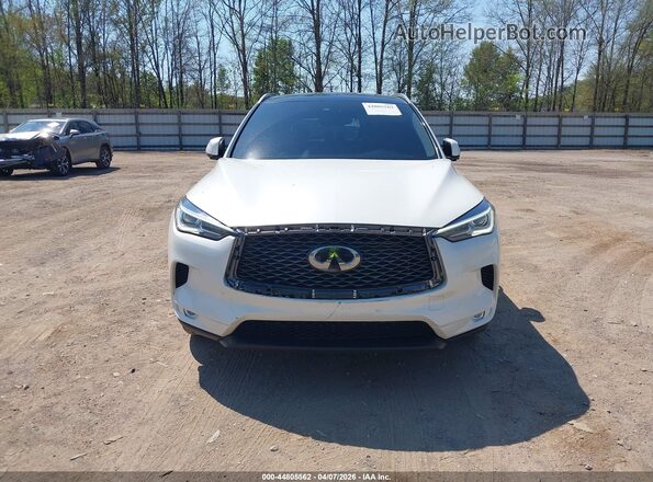 3PCAJ5BA0MF105519 2021 INFINITI QX50 White Սարքավորումների վահանակի տեսք