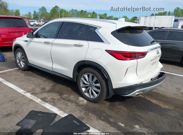 3PCAJ5BA1NF118040 2022 INFINITI QX50 Белый Задняя левая четверть
