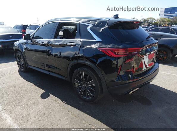 3PCAJ5BA2NF118970 2022 INFINITI QX50 Black Задня ліва чверть