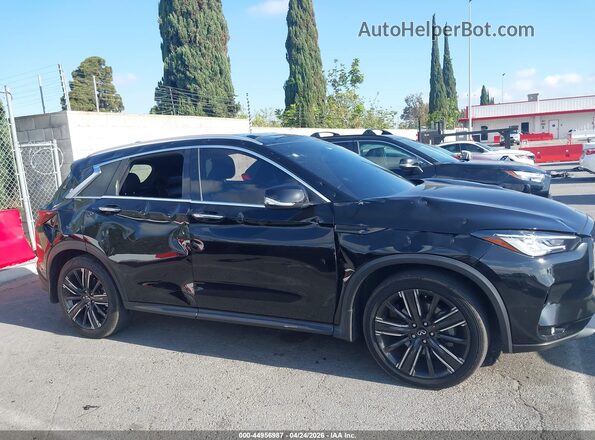 3PCAJ5BA2NF118970 2022 INFINITI QX50 Black Вид задньої частини салону