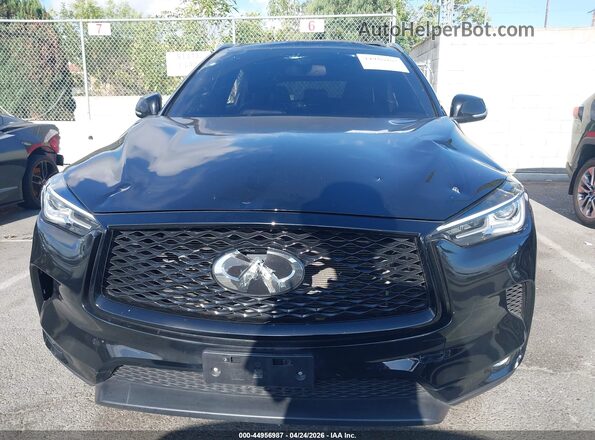 3PCAJ5BA2NF118970 2022 INFINITI QX50 Black Вид щитка приладів