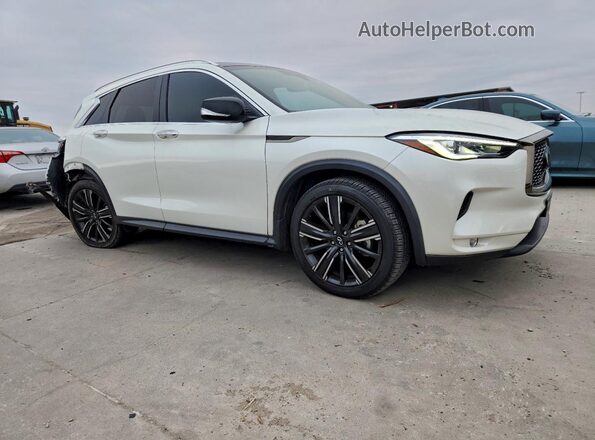 3PCAJ5BA5MF116886 2021 INFINITI QX50 White Przód prawy