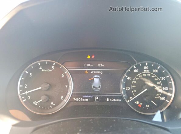3PCAJ5BA5MF124003 2021 INFINITI QX50 Charcoal Instrument cluster view