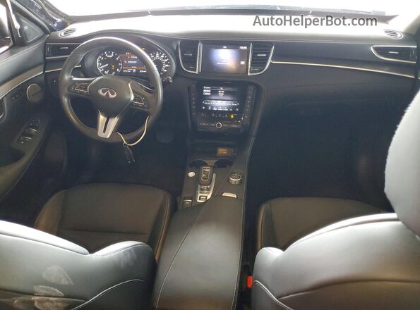 3PCAJ5BA7RF110157 2024 INFINITI QX50 Blue Առջևի վահանակի տեսք
