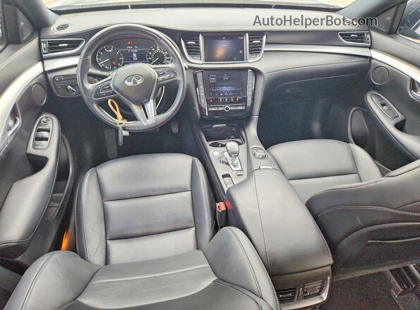 3PCAJ5BA8MF102352 2021 INFINITI QX50 Black Dashboard view