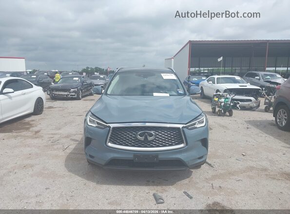 3PCAJ5BA9RF106871 2024 INFINITI QX50 Blue Widok zestawu wskaźników