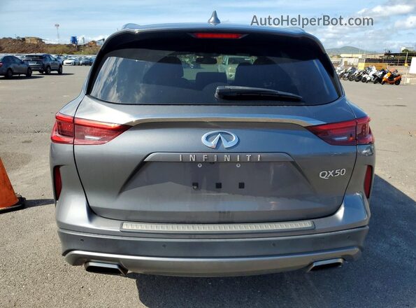 3PCAJ5BAXMF123901 2021 INFINITI QX50 Gray Rear view