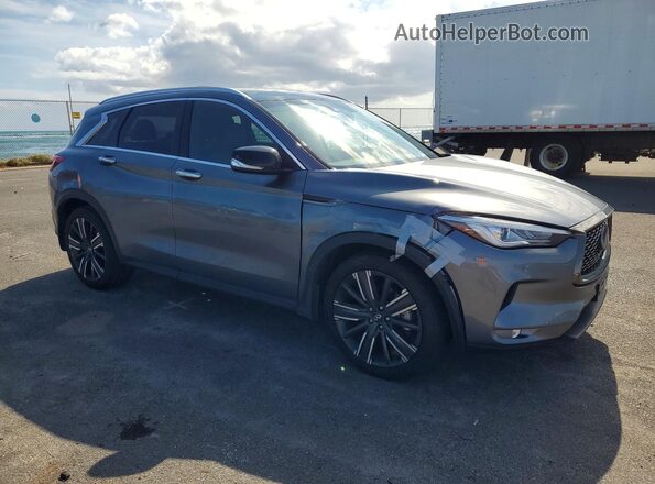 3PCAJ5BAXMF123901 2021 INFINITI QX50 Gray Front right