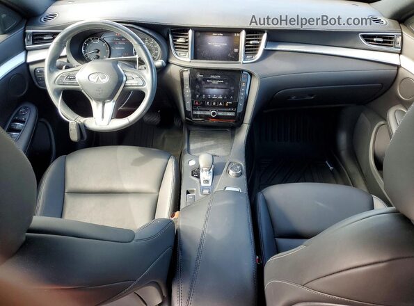 3PCAJ5BAXMF123901 2021 INFINITI QX50 Gray Dashboard view