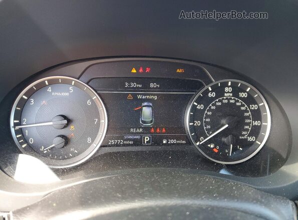 3PCAJ5BAXMF123901 2021 INFINITI QX50 Gray Instrument cluster view