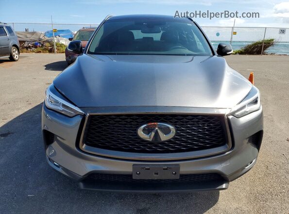 3PCAJ5BAXMF123901 2021 INFINITI QX50 Gray Front view