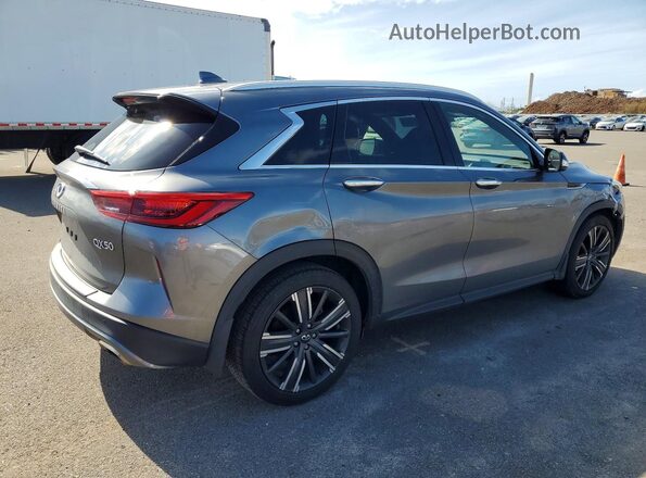 3PCAJ5BAXMF123901 2021 INFINITI QX50 Gray Rear right