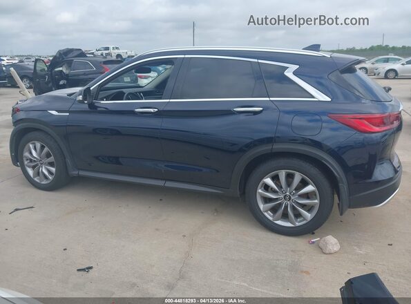3PCAJ5BAXNF106372 2022 INFINITI QX50 Синий Панорамный вид салона 360°