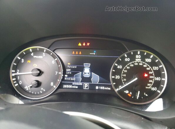 3PCAJ5BB0RF104886 2024 INFINITI QX50 Black ხელსაწყოთა პანელის ხედი
