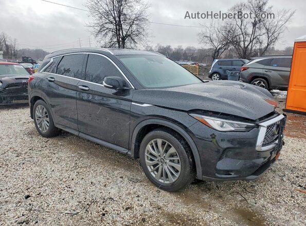 3PCAJ5BB0RF104886 2024 INFINITI QX50 Black წინა მარჯვენა