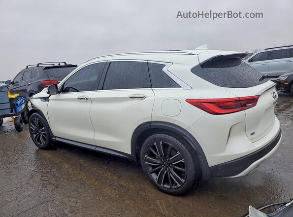 3PCAJ5BB6MF117652 2021 INFINITI QX50 Белый Задняя левая четверть