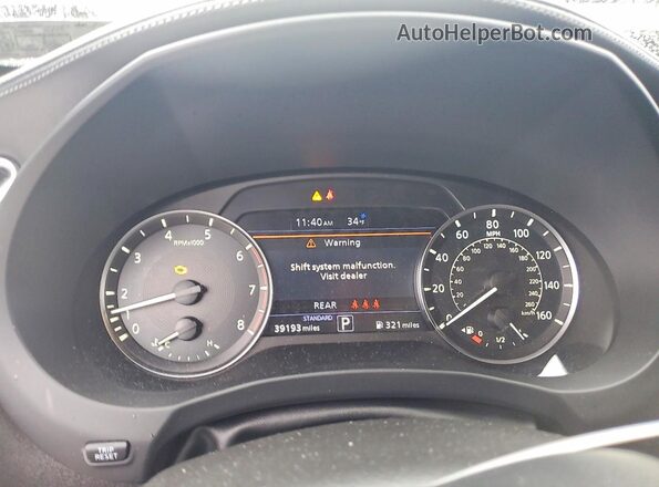 3PCAJ5BB6MF117652 2021 INFINITI QX50 Белый Вид щитка приборов
