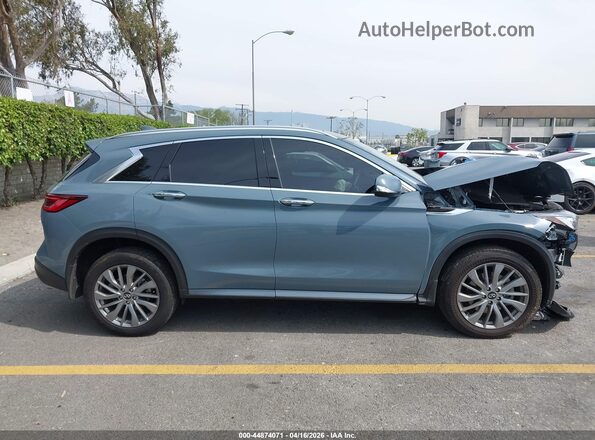 3PCAJ5BB6SF105255 2025 INFINITI QX50 Blue 360 interior view