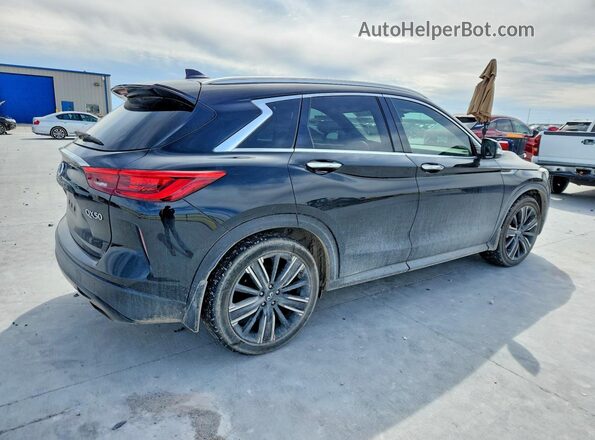 3PCAJ5BB8MF112758 2021 INFINITI QX50 Black Հետևի աջ