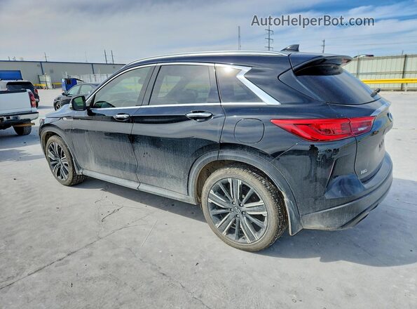 3PCAJ5BB8MF112758 2021 INFINITI QX50 Black Հետևի ձախ