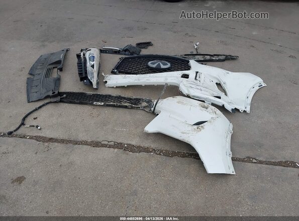 3PCAJ5CA4MF113864 2021 INFINITI QX50 White Dashboard view