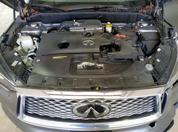 3PCAJ5CB1NF118501 2022 INFINITI QX50 Gray Widok komory silnika