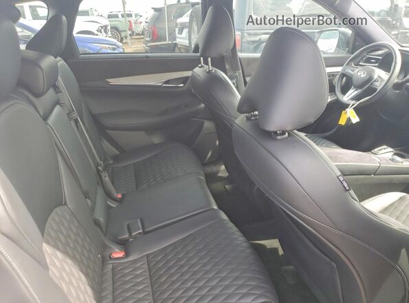 3PCAJ5DB0PF106437 2023 INFINITI QX50 White უკანა სავარძლების ხედი