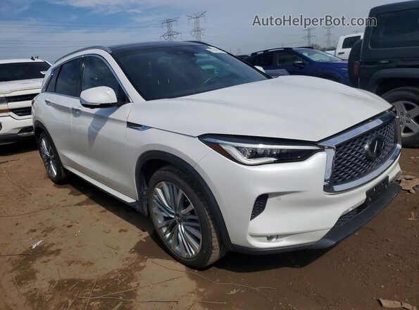 3PCAJ5DB0PF106437 2023 INFINITI QX50 White წინა მარჯვენა