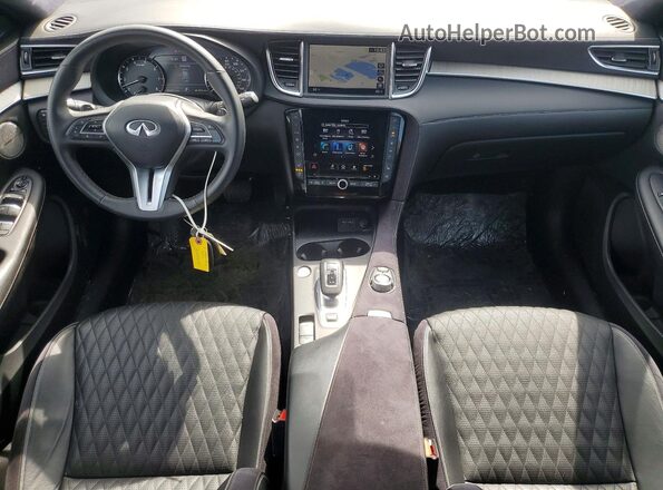 3PCAJ5DB0PF106437 2023 INFINITI QX50 White წინა პანელის ხედი