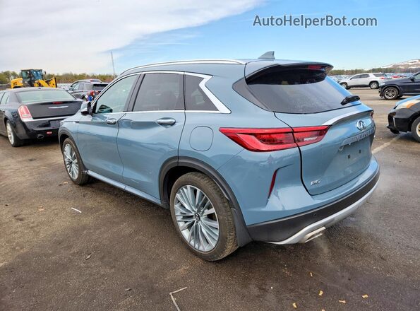 3PCAJ5DB2RF107348 2024 INFINITI QX50 Turquoise Задня ліва чверть