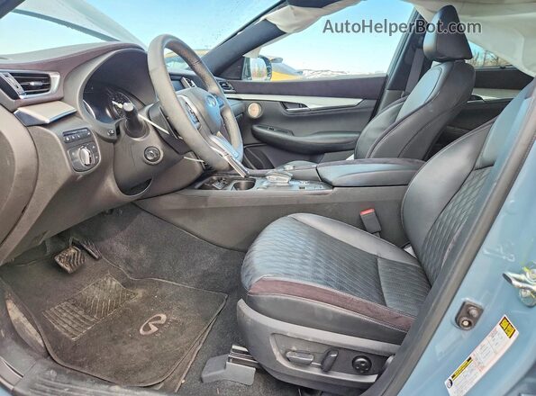 3PCAJ5DB2RF107348 2024 INFINITI QX50 Turquoise Вид салону спереду