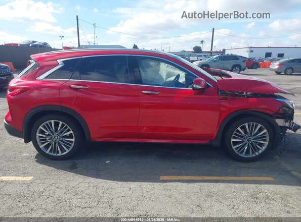 3PCAJ5DBXPF123360 2023 INFINITI QX50 Red Widok wnętrza z tyłu