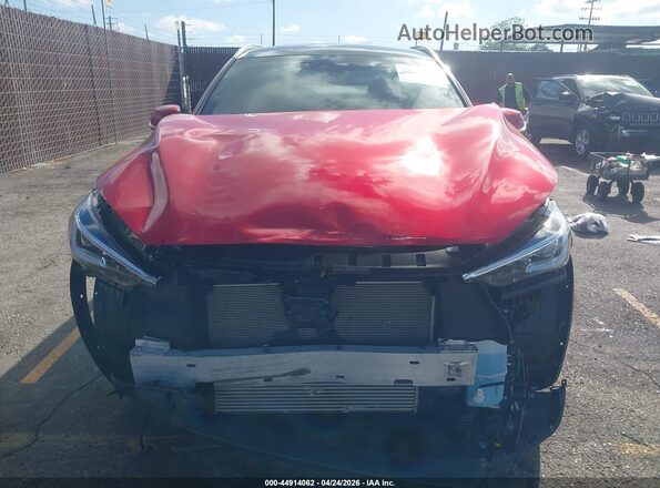 3PCAJ5DBXPF123360 2023 INFINITI QX50 Red Widok zestawu wskaźników