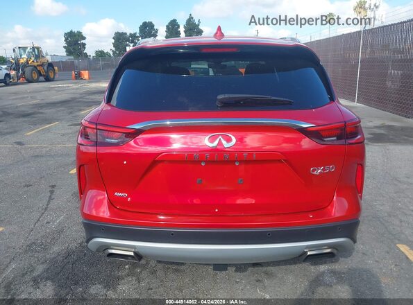 3PCAJ5DBXPF123360 2023 INFINITI QX50 Red 