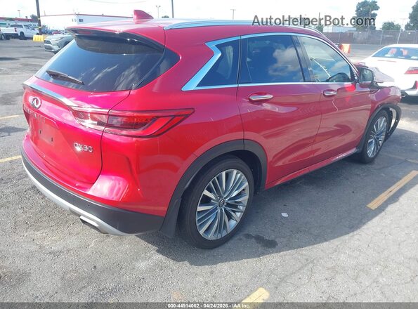 3PCAJ5DBXPF123360 2023 INFINITI QX50 Red Tył prawy
