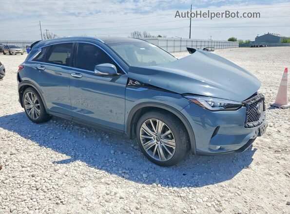 3PCAJ5EAXNF117464 2022 INFINITI QX50 Blue Առջևի աջ