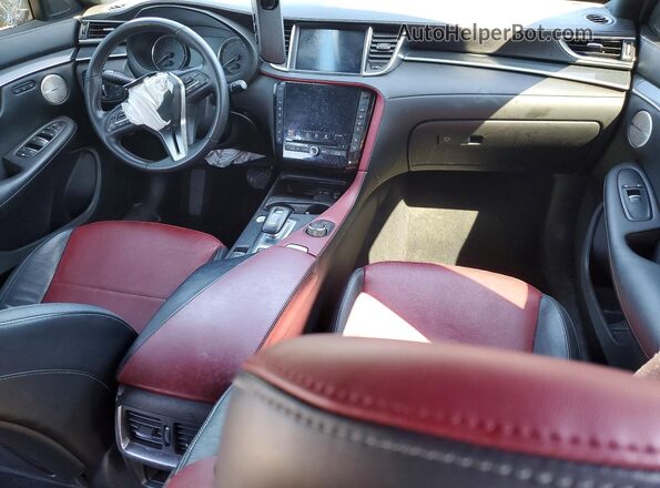 3PCAJ5FB0RF110469 2024 INFINITI QX50 Blue Dashboard view
