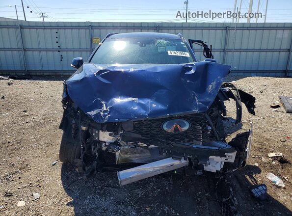 3PCAJ5FB0RF110469 2024 INFINITI QX50 Blue Front view