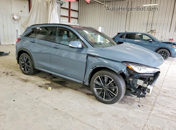3PCAJ5FB1RF114613 2024 INFINITI QX50 Blue წინა მარჯვენა