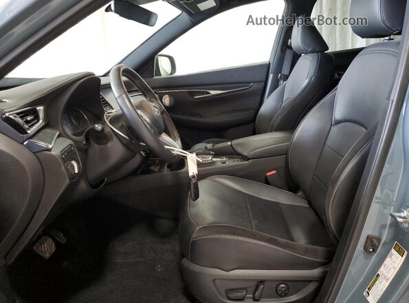 3PCAJ5FB1RF114613 2024 INFINITI QX50 Blue წინა სალონის ხედი