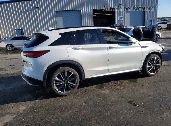 3PCAJ5FB6RF110993 2024 INFINITI QX50 White Задня права чверть