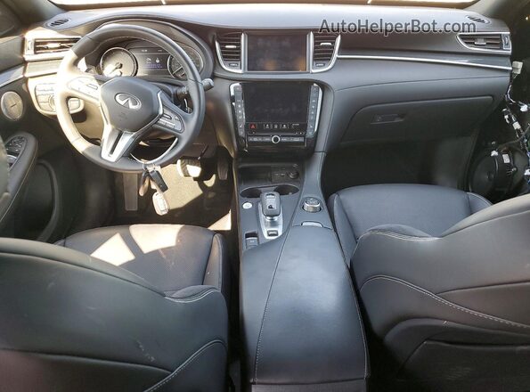 3PCAJ5FB6SF107050 2025 INFINITI QX50 Black Vista del salpicadero